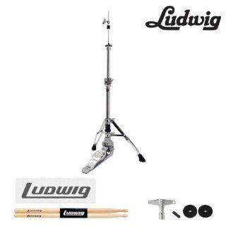 Ludwig Atlas Pro Hi Hat Stand Kit (LAP16HH)   Includes Drumsticks, Ludwig Decal, Drum Key & Extra Felts and Sleeve Musical Instruments
