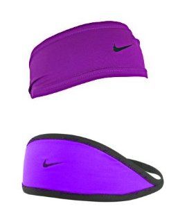 Nike Womens Dri Fit Headband Pair  Purple : Sports Headbands : Sports & Outdoors