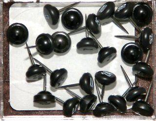 Numbered Map Tacks   Black Pins With White Numbers (box of 25: numbers 1   25) : Tacks And Pushpins : Office Products