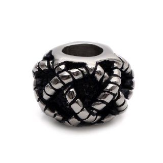 K Mega Jewelry Stainless Steel Cool Pandora Charms Fit Mens Womens Unisex Bea: Jewelry