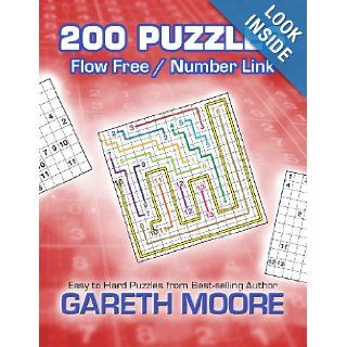 Flow Free / Number Link: 200 Puzzles: Gareth Moore: 9781484148228: Books