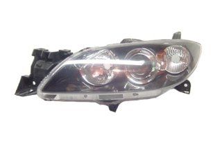 OE Replacement Mazda Mazda3 Passenger Side Headlight Lens/Housing (Partslink Number MA2519113): Automotive