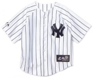 MLB Infant/Toddler Boys' New York Yankees Derek Jeter Button Down Jersey with Name & Number (Navy, 5/6)  Infant And Toddler Sports Fan Apparel  Sports & Outdoors