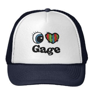 I Heart (Love) Gage Mesh Hats