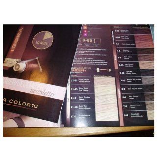 Schwarzkopf Igora Color10 Hair Color   Strand Chart : Chemical Hair Dyes : Beauty