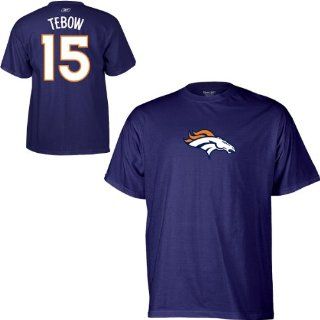 Denver Broncos Tim Tebow Reebok Name and Number T Shirt (Small) : Athletic Apparel : Sports & Outdoors