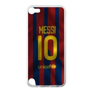 Custom Number 10 Messi Soccer Jersey Design 3D Printed Case for iPod Touch 5th USASherry 03050 Cell Phones & Accessories