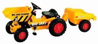 BIG 56520   Jake Dumper mit Anhnger, gelb: Spielzeug
