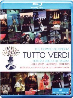 Tutto Verdi: Highlights [Blu ray]: Orchestra e Coro del Teatro Regio di Parma, Pier Luigi Pizzi, Pier Alli, Daniele Abbado: DVD & Blu ray
