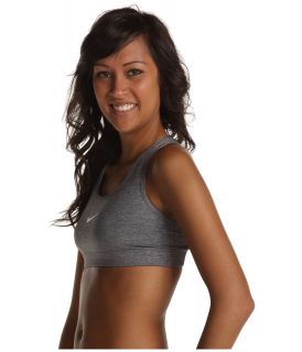 Nike Pro Victory Compression Sports Bra Carbon Heather/Carbon Heather/(White)