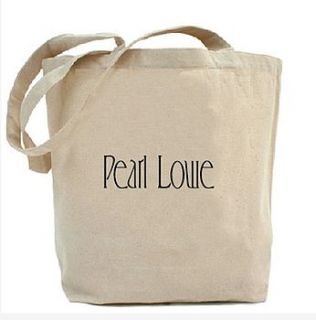 'pearl lowe' canvas tote bag by black lace and roses by pearl lowe