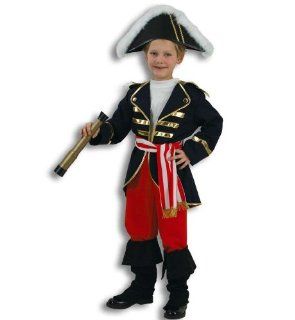 Lord Nelson Admiral Offizier Seefahrer 2tlg m Grtel u Stulpen Kinder Kostm: Sport & Freizeit