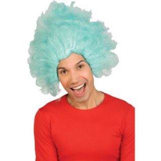 Dr Seuss Thing 1 or Thing 2 Wig (blue) Adult Halloween Costume Accessory Clothing
