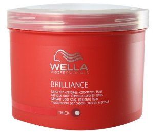 Wella Professionalss Brilliance unisex, Mask fr krftiges, coloriertes Haar 500 ml, 1er Pack (1 x 1 Stck): Drogerie & Körperpflege