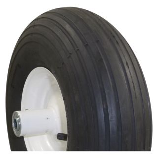 Marathon Tires Wheelbarrow Assembly, 3/4in. Bore — 13in. x 4.00 x 6  Wheelbarrow Wheels