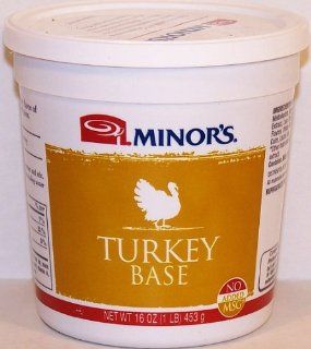 Minor's Turkey Base   no added MSG : Minors Turkey Base : Grocery & Gourmet Food
