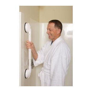 Grab Bars   21.75" to 26.75" Heavy duty telescoping portable suction grip bathroom grab bar has 4.7" oversize suction cups for added strength and safety.: Everything Else