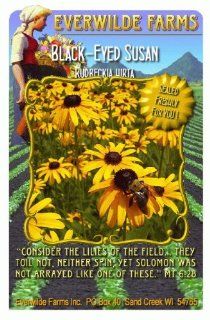 Everwilde Farms   1 Lb Black Eyed Susan Native Wildflower Seeds   Bulk Seed Packet : Flowering Plants : Patio, Lawn & Garden