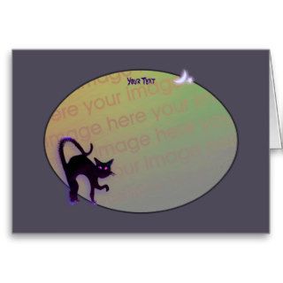 Halloween Cat Frame! Card