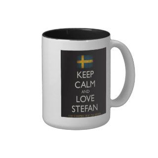 Keep Calm & Love Stefan The Vampire Destiny Series Mug
