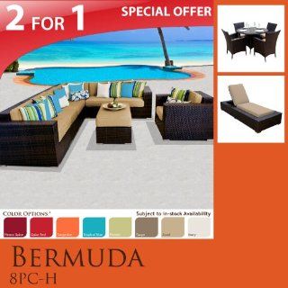 Bermuda 14 Piece Outdoor Wicker Patio Furniture Set B08hp42k : Outdoor And Patio Furniture Sets : Patio, Lawn & Garden