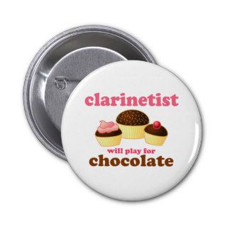 Funny Clarinet Pin