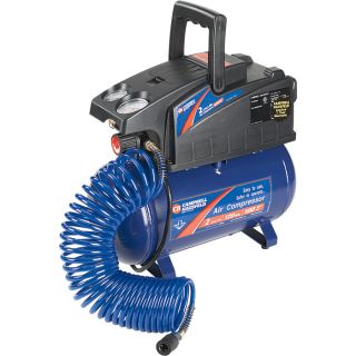 Campbell Hausfeld Reconditioned Portable Oil-Free Air Compressor — 1 HP, 2-Gallon, Model# FP204800RB
