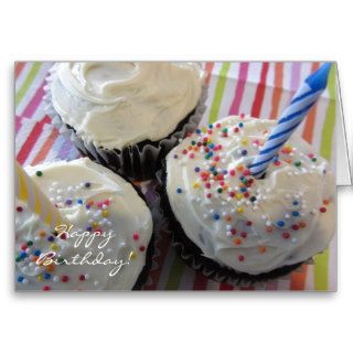 Delicious Cupcakes Birthday Greeting Cards