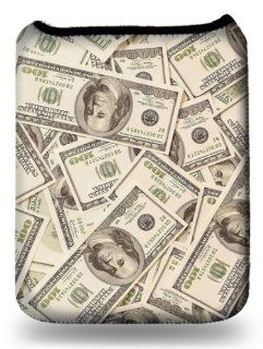 Hundred Dollar Bills Soft Sleeve Case   For iPad 1, iPad 2, iPad 3, Galaxy Tab 10.1, and other Generic Tablets   Pocket Pouch: Cell Phones & Accessories