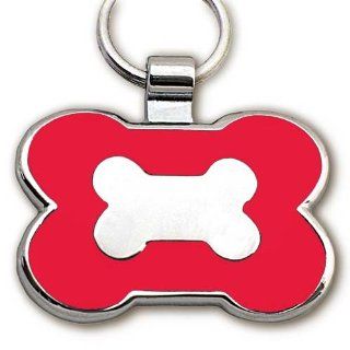 Pet ID Tag   Bone Shape   Custom engraved cat and dog tags. Jewelry that ensures pet safety. Available in 10 colors and 2 sizes.  Pet Identification Tags 