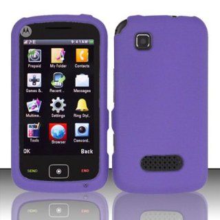 Motorola EX124g Case Sweet Purple Hard Cover Protector (Net10) with Free Car Charger + Gift Box By Tech Accessories: Cell Phones & Accessories