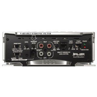 BOSS Audio AR3000D Armor 3000 watts Monoblock Class D 1 Channel 1 Ohm  Stable Amplifier with Remote Subwoofer Level Control