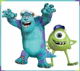 Monsters University Mike & Sulley Jumbo Mylar Balloon Set Birthday Party set of (2): Toys & Games