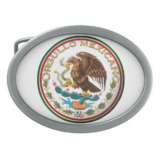 Orgullo Mexicano (Eagle Mexican Flag) Belt Buckle