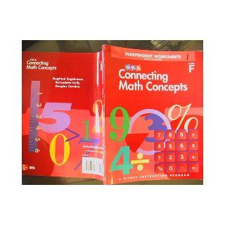 Connecting Math Concepts: Independent Worksheets Blackline Masters, Level F: Siegfried Engelmann: 9780026847070: Books