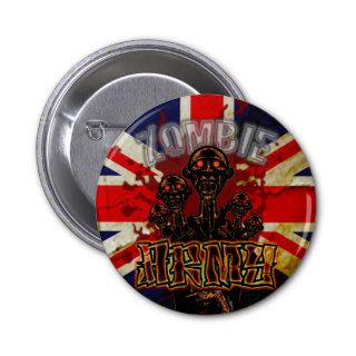 Bloody Zombie Army Button