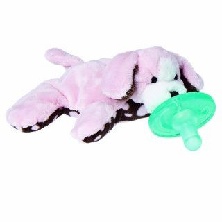 Mary Meyer Wubbanub Sweet Chocolate Plush Pacifier, Pink Puppy : Baby Pacifiers : Baby
