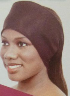 Black Hair Wrap Cap with Foam Lining for Comfort, Breathable, Adjustable with Velcro Closer, Full Size to Fit Most Heads Keeps Hair Styles in Place and Helps to Prevent Breakage : Hair Care Styling Products : Beauty