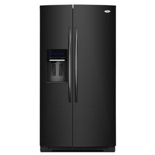 Whirlpool 29.7 Cu. Ft. Side by Side Refrigerator (Color: Black) ENERGY STAR GSS30C7EYB: Appliances