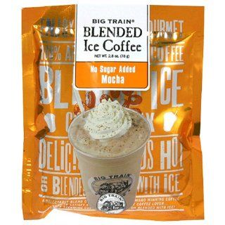 Big Train Blended Ice Coffee, No Sugar Added Mocha, 2.8 Ounce Bags (Pack of 25) : Grocery & Gourmet Food
