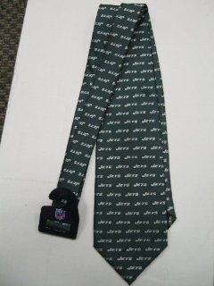 New York Jets Woven Poly Repeat Tie : Sports Fan T Shirts : Sports & Outdoors