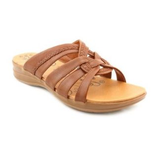 Baretraps Jargon Womens Open Toe Leather Slides Sandals Shoes Shoes