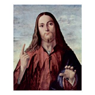 Salvator Mundi by Vittore Carpaccio Posters