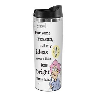 Tree Free Greetings TT01903 Aunty Acid 18 8 Double Wall Stainless Artful Tumbler, 14 Ounce, Less Bright: Kitchen & Dining