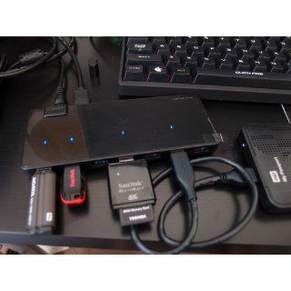 Anker Uspeed USB 3.0 4 Port Hub + 5V 2.1A Charge Only Port, 12V 3A Power Adapter and 3.5 foot USB 3.0 Cable Included: Computers & Accessories