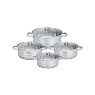 Royalty Line Stainless Steel Cookware Set, with Glass Lid: Kitchen & Dining