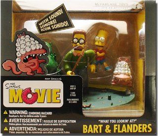 The Simpsons Movie: Bart and Ned Flanders   "What Are You Looking At?": Toys & Games
