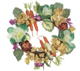 Heirloom Tomato or Garden Produce Wreath by Valerie —