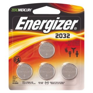 Energizer 2032 Lithium Ion Batteries 4 pk