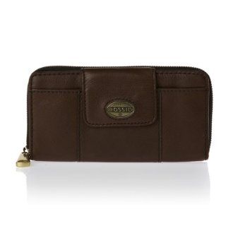 Fossil Geldbrse EXPLORER Braun SL3890 206 Damen Geldbeutel Geldtasche Portemonnaies Leder: Koffer, Ruckscke & Taschen